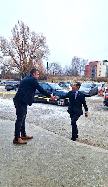 Bosniakiska Islamiska Samfundets ordförande välkomnar statsministern i Örebro