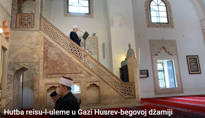 Hutba reisu-l-uleme u Gazi Husrev-begovoj džamiji